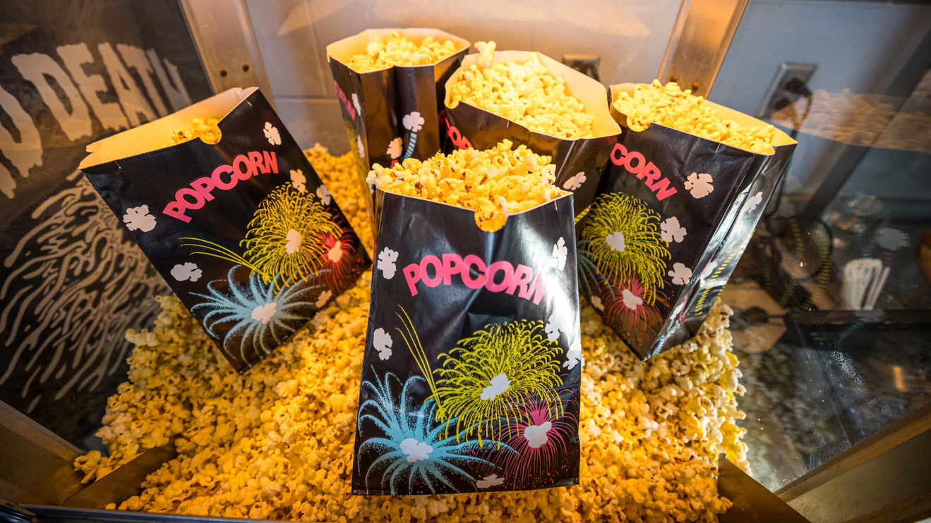 Popcorn in bags